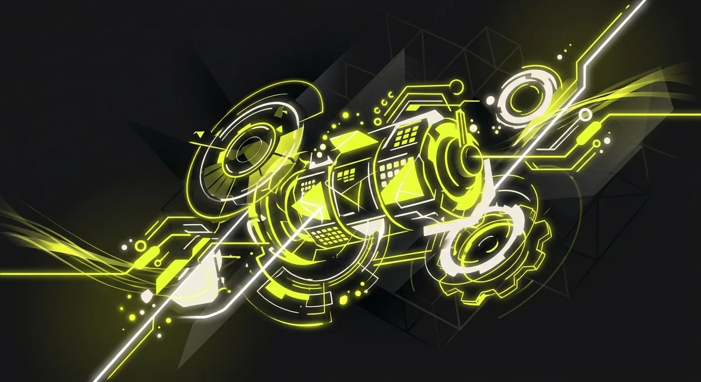 Ilustrasi komponen mekanisme permainan slots digital